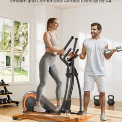 Niceday Elliptical Machine, Elliptical Exercise Machine for Home with Hyper-Quiet Magnetic Driving System, Elliptical Trainer with 15.5IN-18IN Stride,