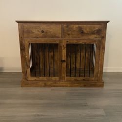Indoor Dog Crate Cabinet/ Drawer $200 OBO