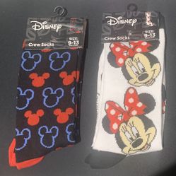 Mickey And Minnie Socks