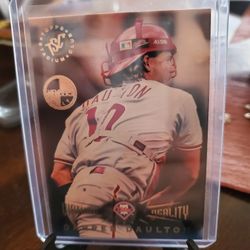 Darren Daulton Philadelphia Phillips '95 Topps Stadium Club Members Only Virtual Reality Parallel Baseball Card 