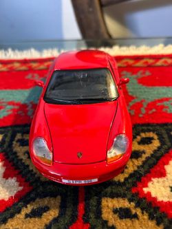 CARRITO ANTIGUO DE METAL ESCALA 1.24