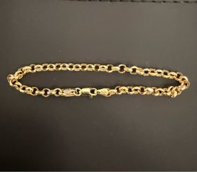 Rolo bracelet Solid gold 10k 7” 3.8mm
