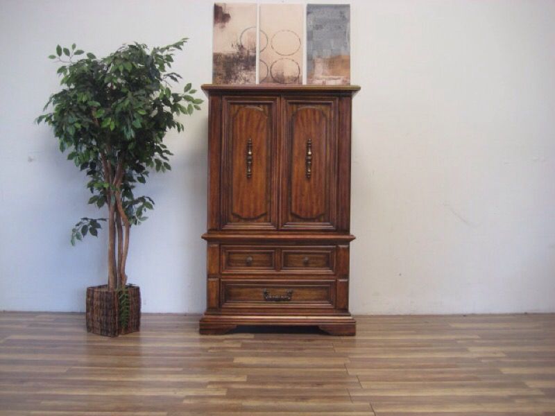 Vintage Stanley Furniture brand Solid Wood Armoire