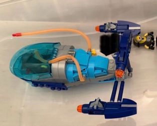 Mega Construx Minion Submarine Dive FNG04 192 Pcs Open Box Complete 2 Minions