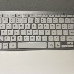 Tablet Keyboard Silver And White