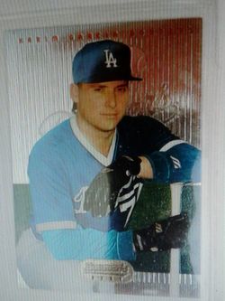 Baseball card Karim Gracia