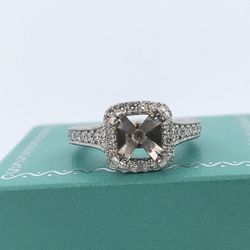 Scott Kay 95 platinum diamond semi mount size 6.15