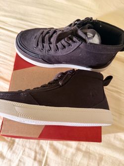 Billy Footwear Brown  Canvas High-Top Sneakers size 3W