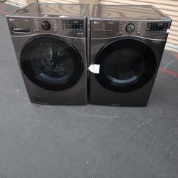 LG Front Load Washer And Electric Dryer 