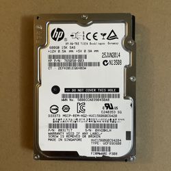 600gb Hp Sas 2.5” Enterprise Style Hdd