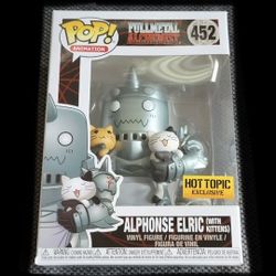 Alphonse Elric With Kittens Hot Topic Exclusive Funko Pop Full Metal Alchemist