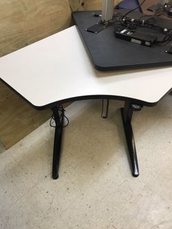 Linak/ steelcase electric sit or stand desk