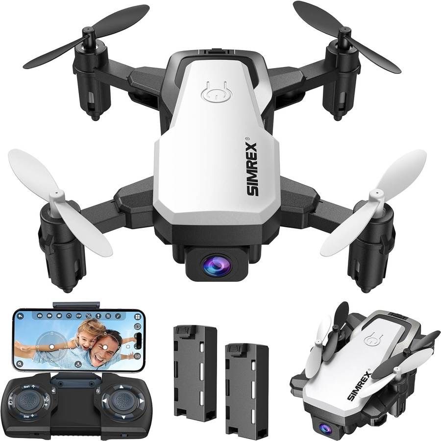 new Mini Drone with Camera 720P HD FPV, RC Quadcopter Foldable Drone, Drone With Altitude Hold, 3D Flip, Headless Mode, Gravity Control and 2 Batterie