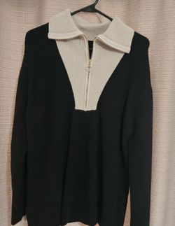 Women's V-Neck Pullover Sweater