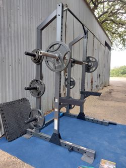 Pro Form Squat rack / gym / gymnasio / Olympic Weight Plates / pesas / bench press / Power Rack / Fitness