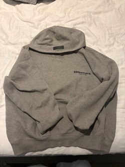 Fear of God Essentials Grey Pullover Hoodie