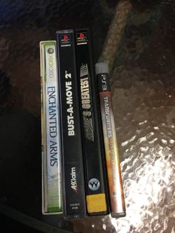PlayStation and X-Box games price negotiable