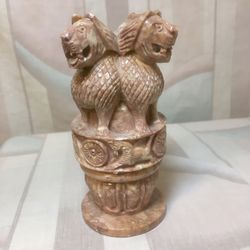 Lion Capital King Ashoka Pillar- stone sculpture