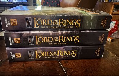 J.R.R. Tolkien Lord of the Rings 3-Book Set