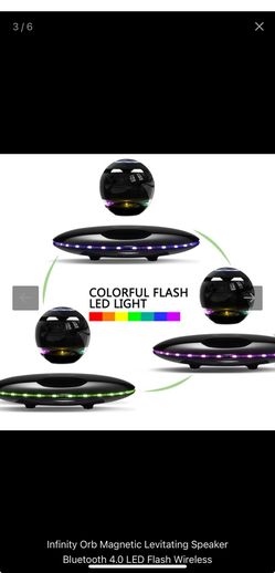 Levitating colorful/LED speaker