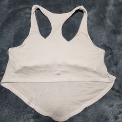 Alo Yoga Ribbed Knot padded cropped tank top