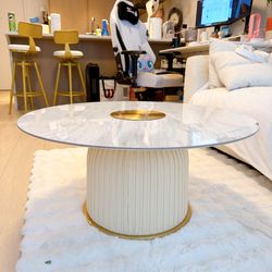 Sandefur Pedestal Coffee Table