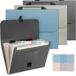 3 Pack Of Cholemy Expanding Filed Folders