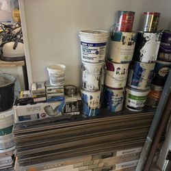 Left Over Flooring And Supplies 60% Still Full