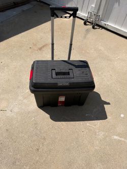 CRAFTSMAN Rolling Tool Box – Telescoping Handle – Excellent Condition