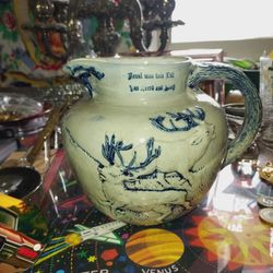 Whites Co. of Utica, N.Y. Stoneware Pitcher