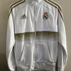 Real Madrid Adidas Anthem Sweatshirt/Jacket Size Small