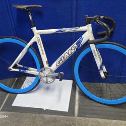 Velodrome Single Speed Track Bike, Giant TCR Omnium