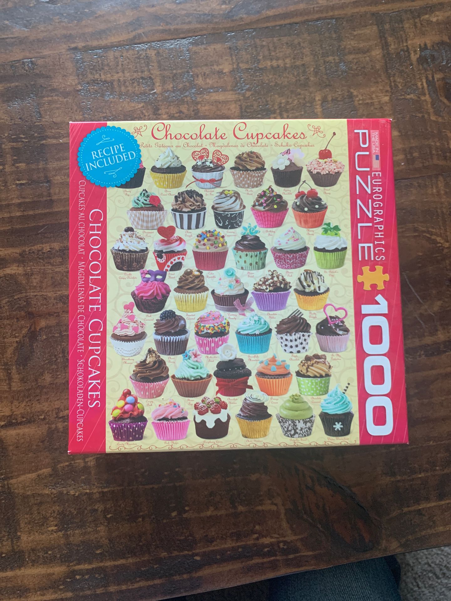 Chocolate Cupcakes 1000 piece puzzle