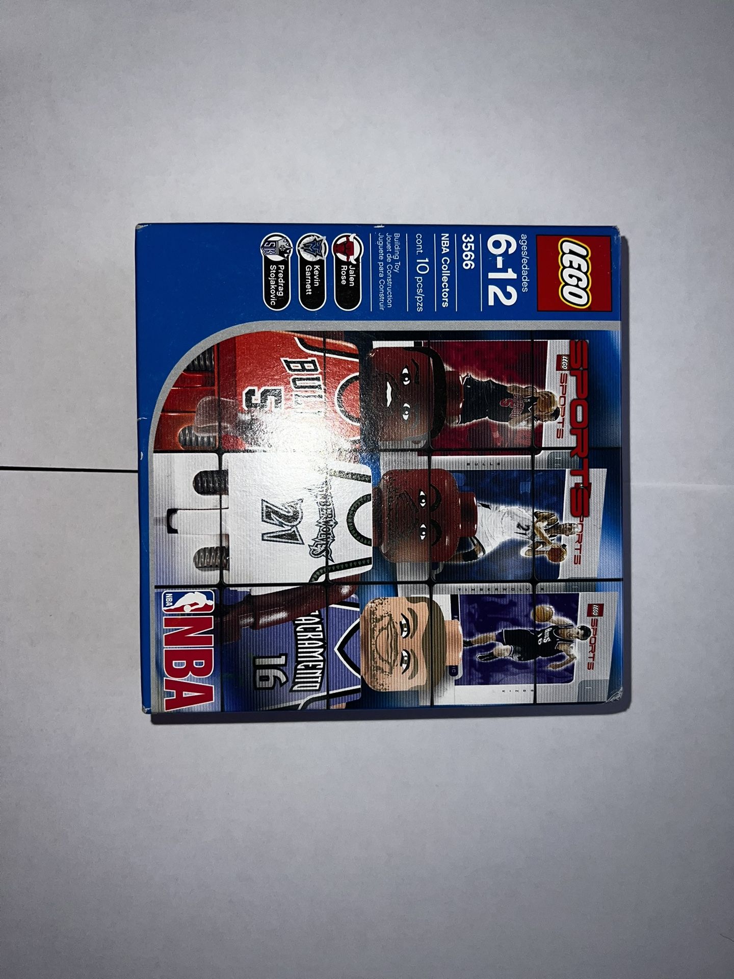 LEGO NBA Collectors Kevin Garnett Jalen Rose Predrag Stojakovic 3566