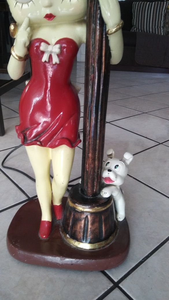 Betty Boop Lamp Red Dress Imagenesmy Com Rare Betty Boop Lamp Dog Pudgie For In Whittier Ca Offerup Jpg 585x1040