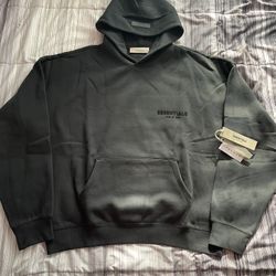 Black Essentials Hoodie Size L