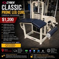 Cybex Classic Prone Leg Curl Commercial Gym Equipment