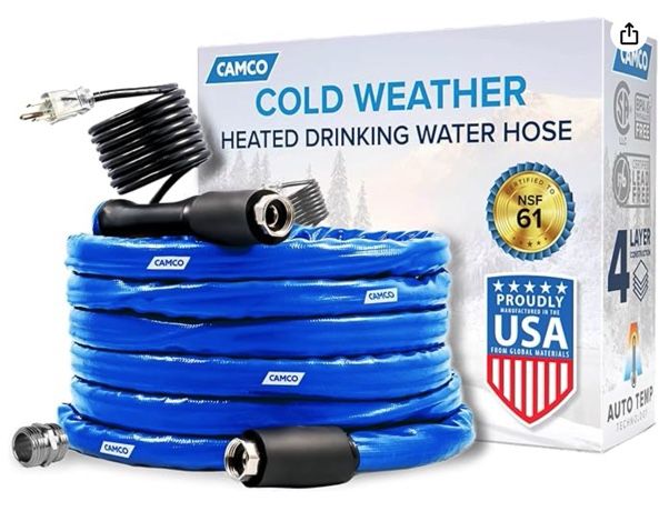 25’ Heated Water Hose For RV