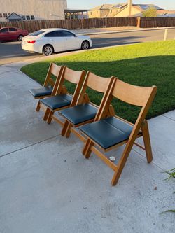 Poker table with chairs