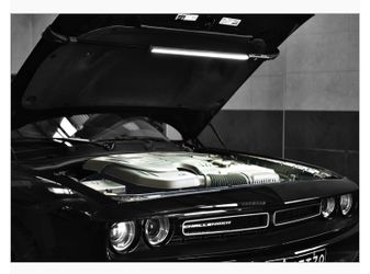 Powerful under hood work light. Waterproof. Long running. Rechargeable.