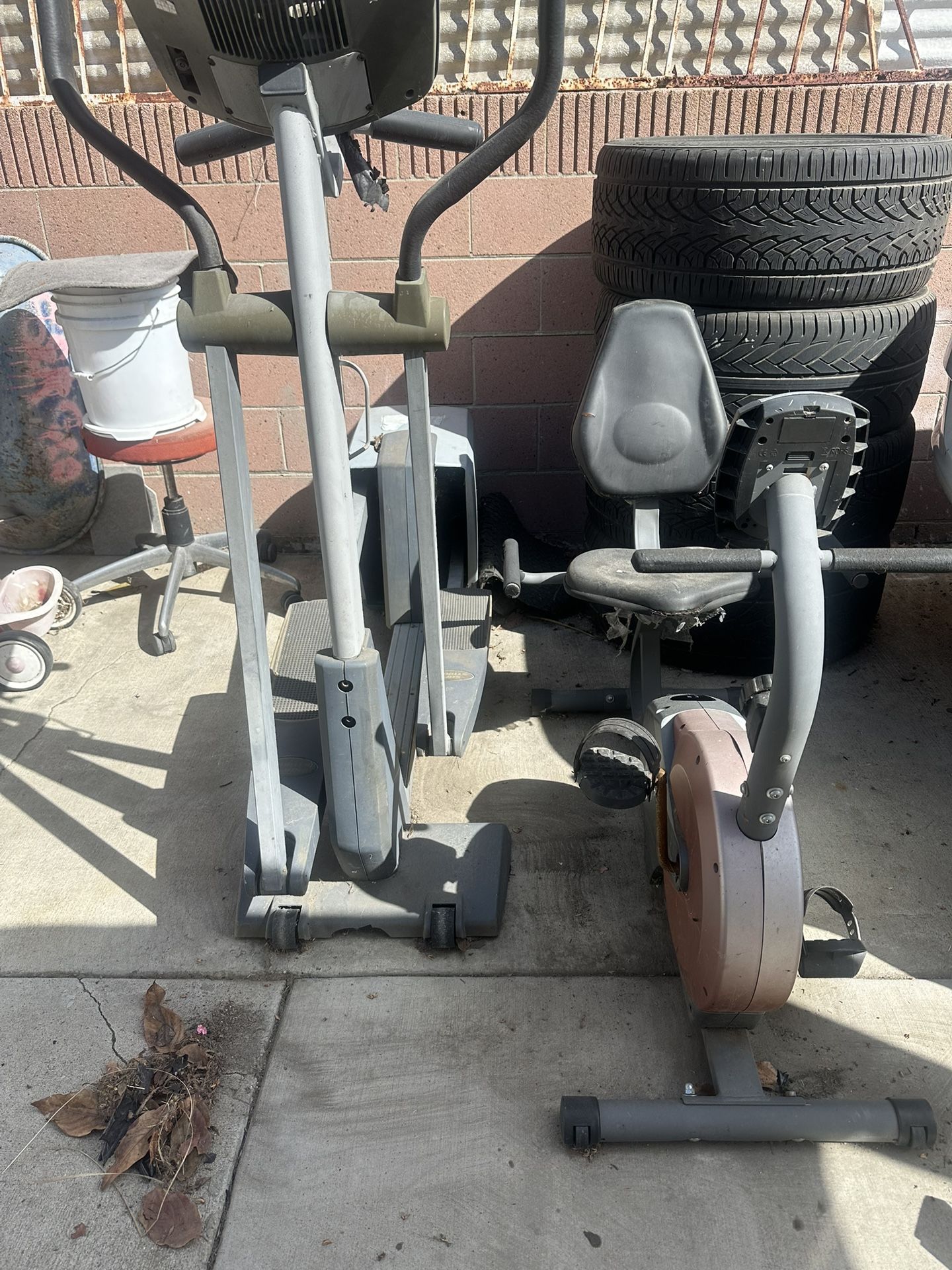 Elliptical And Bike