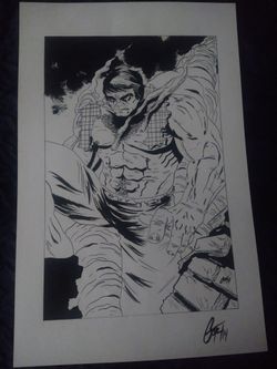 Hulk Signed by Paul Gori