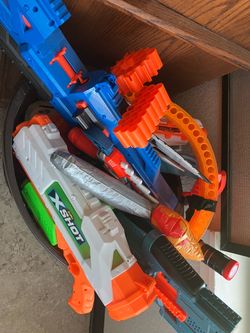 Nerf and X-Shot Toy Blaster Lot