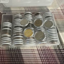 Selling My Collection Of 97 Coins, They Are A Mixture Of Presidential Dollars Sagawa State Quarters A Few Kennedy Half Dollars Susan B Antho B Anthony