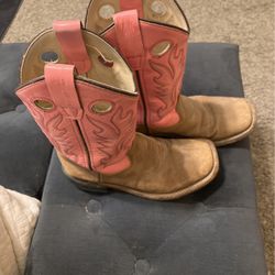 Pink Cowgirl Boots 1