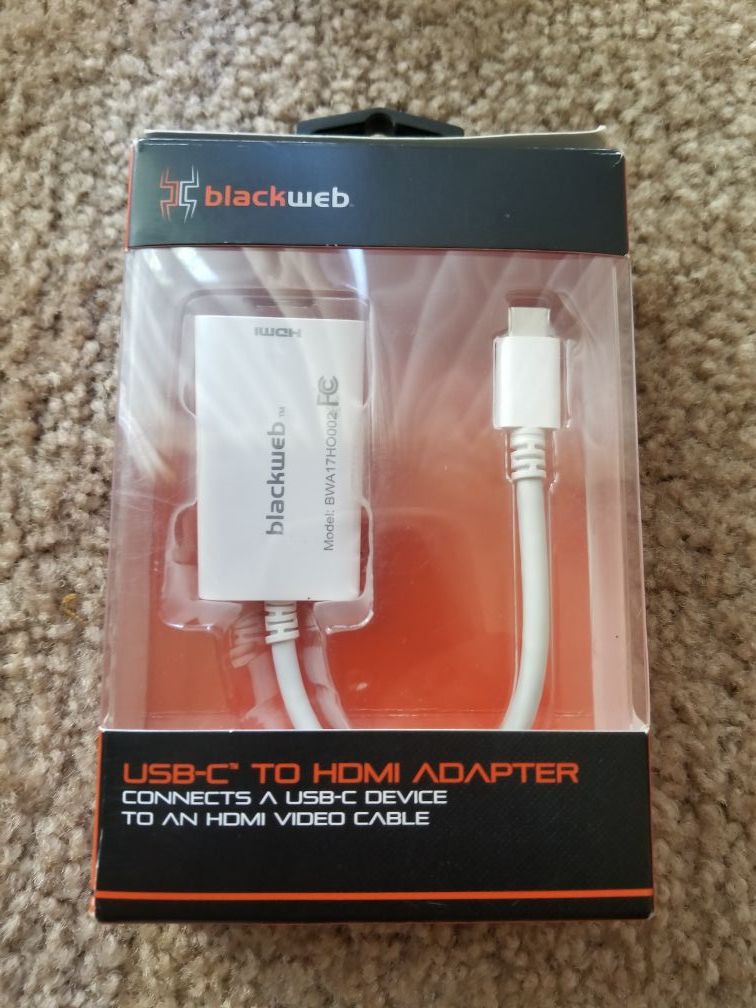 Blackweb usb-c to HDMI adapter