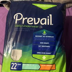 Prevail Youth Small 20-34 Diapers 