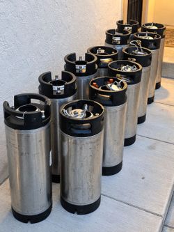 Empty 5-Gallon Stainless Ball-Lock Corny Kegs