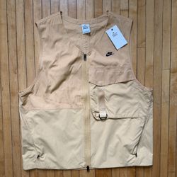 NWT Nike Sportswear Tech Pack Military Unlined Gilet Vest DM5534-737 Men's Sz. L