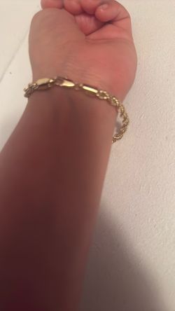 Gold Rope Chain Bracelet